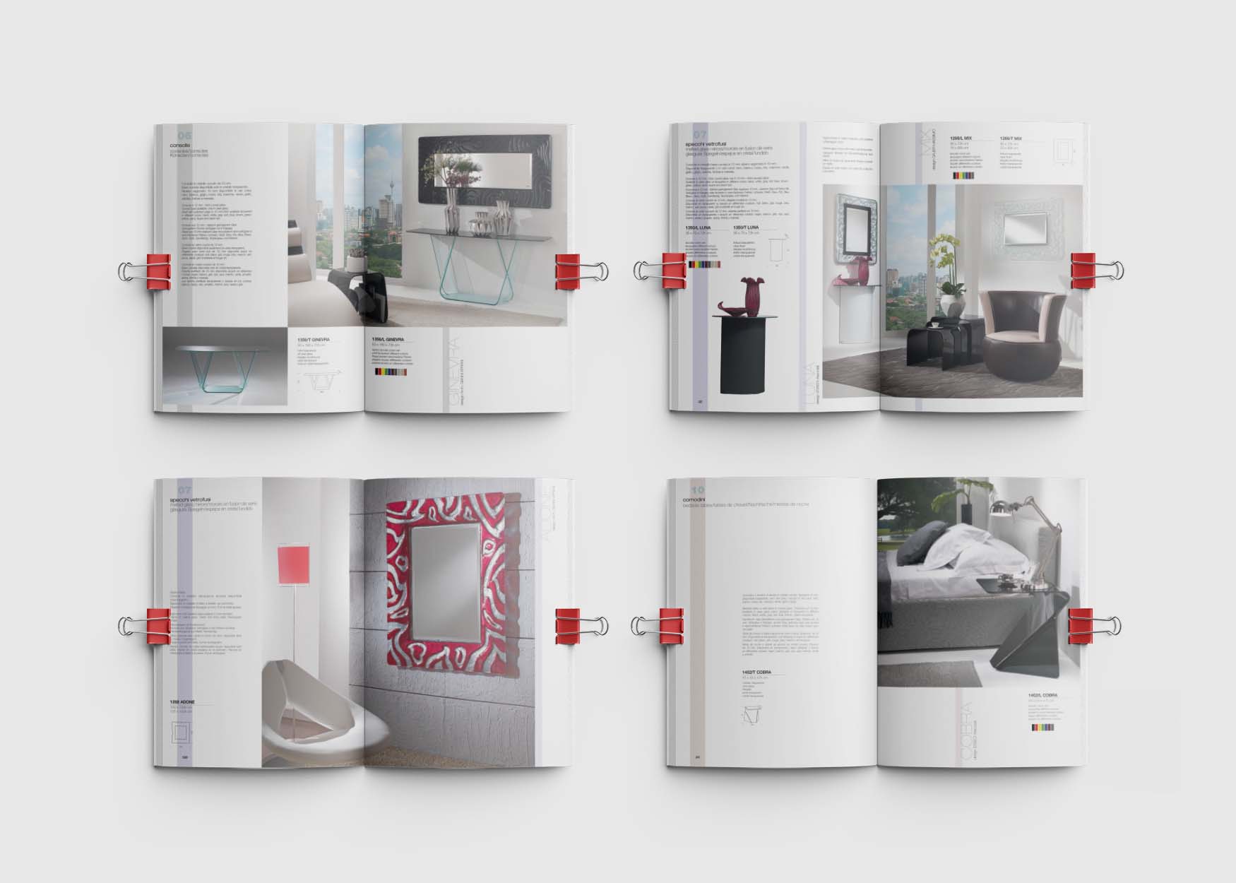 Realizzazioni grafiche del nostro studio | Prupix 76 design brochure prodotti