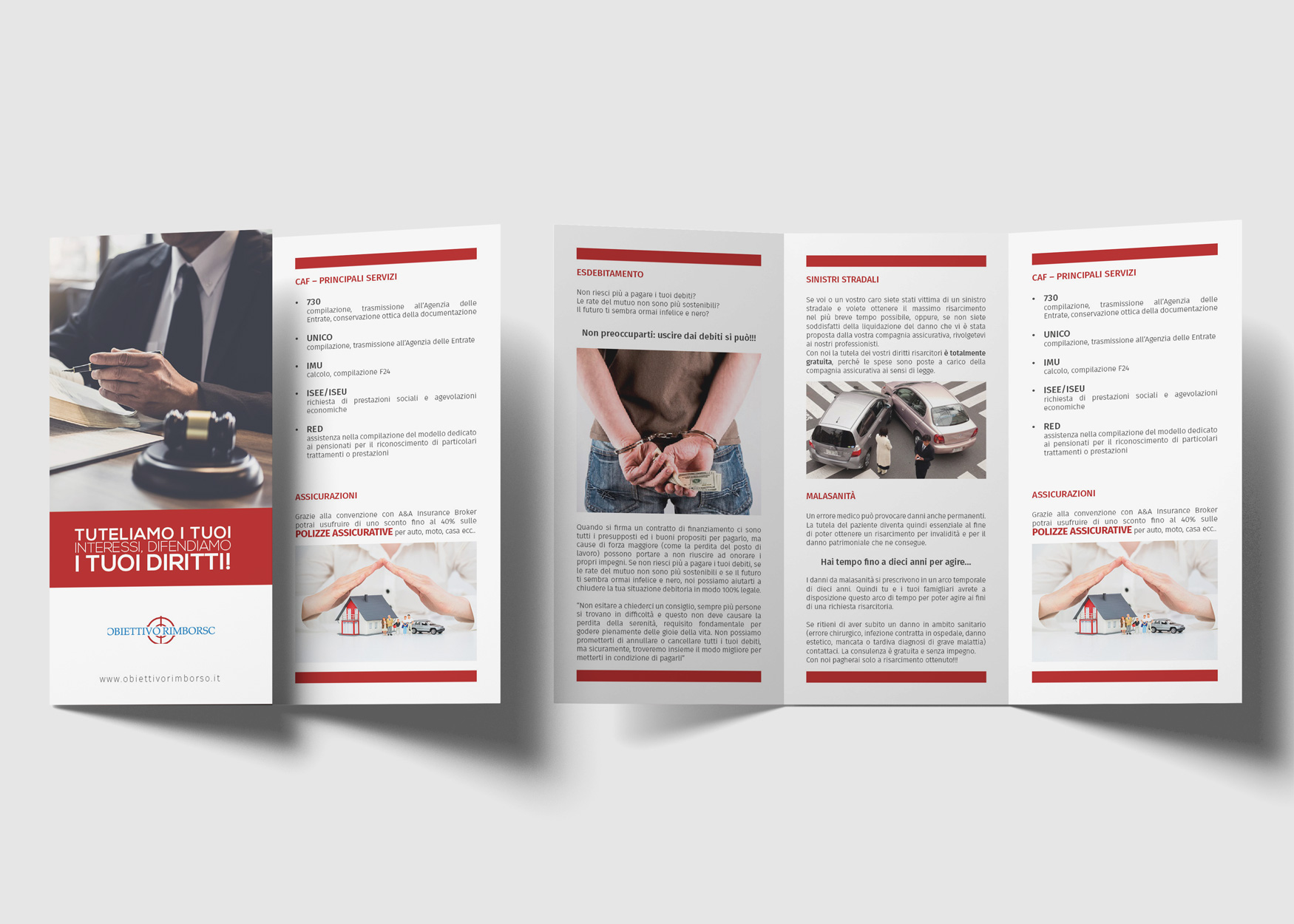 Realizzazioni grafiche del nostro studio | Prupix 83 ideazione depliant