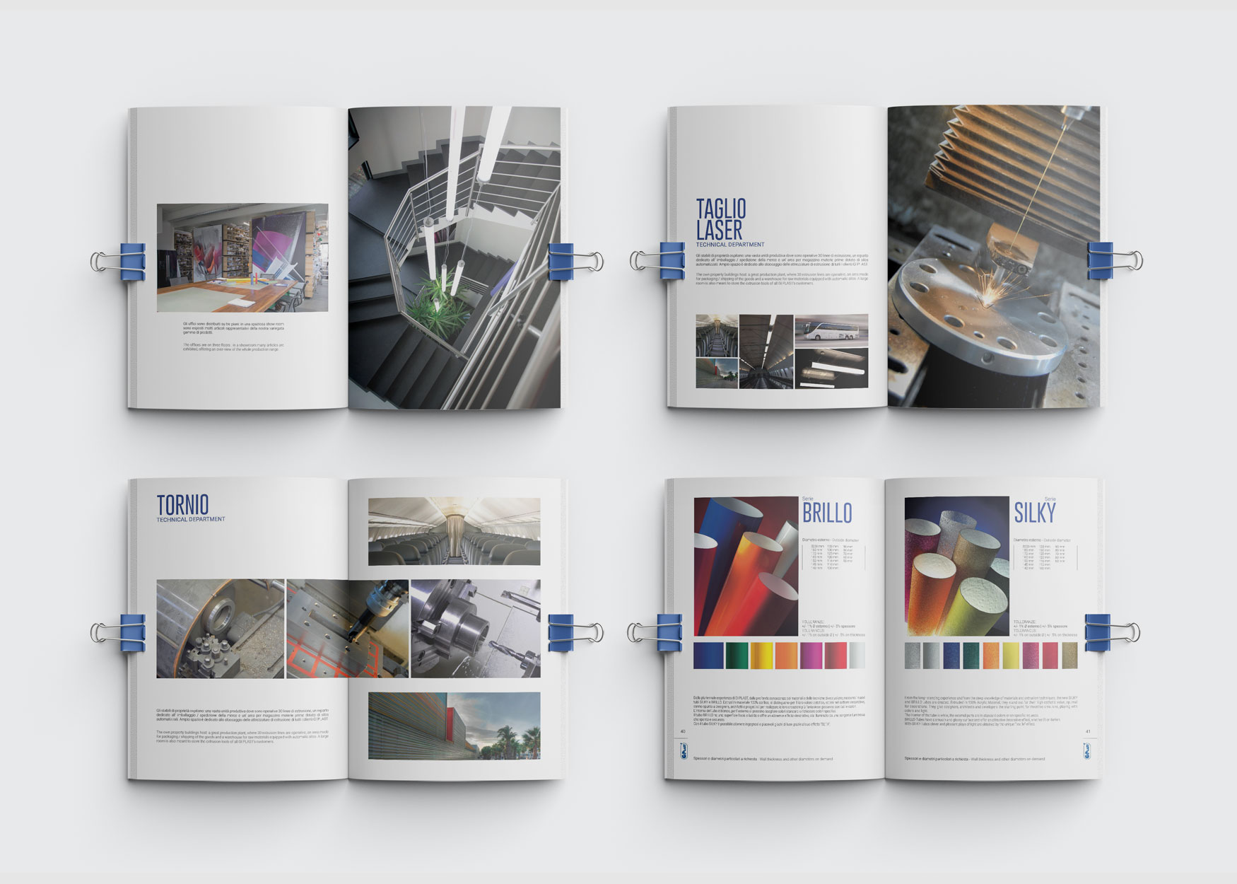 Realizzazioni grafiche del nostro studio | Prupix 73 progettazione brochure