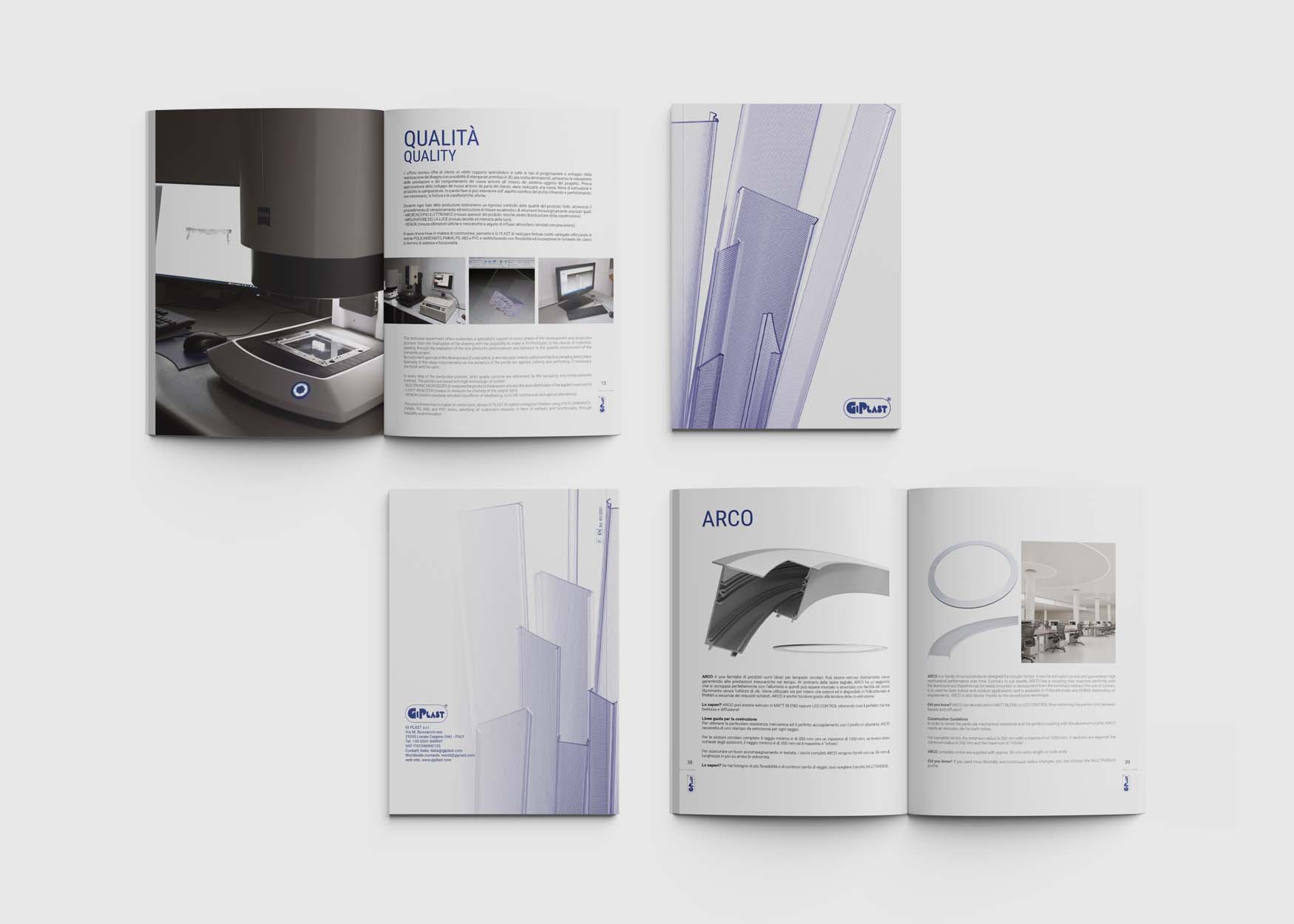 Realizzazioni grafiche del nostro studio | Prupix 39 realizzazione catalogo plastica