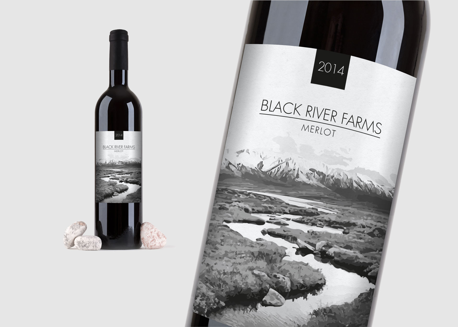 Realizzazioni grafiche del nostro studio | Prupix 99 realizzazione etichetta vino