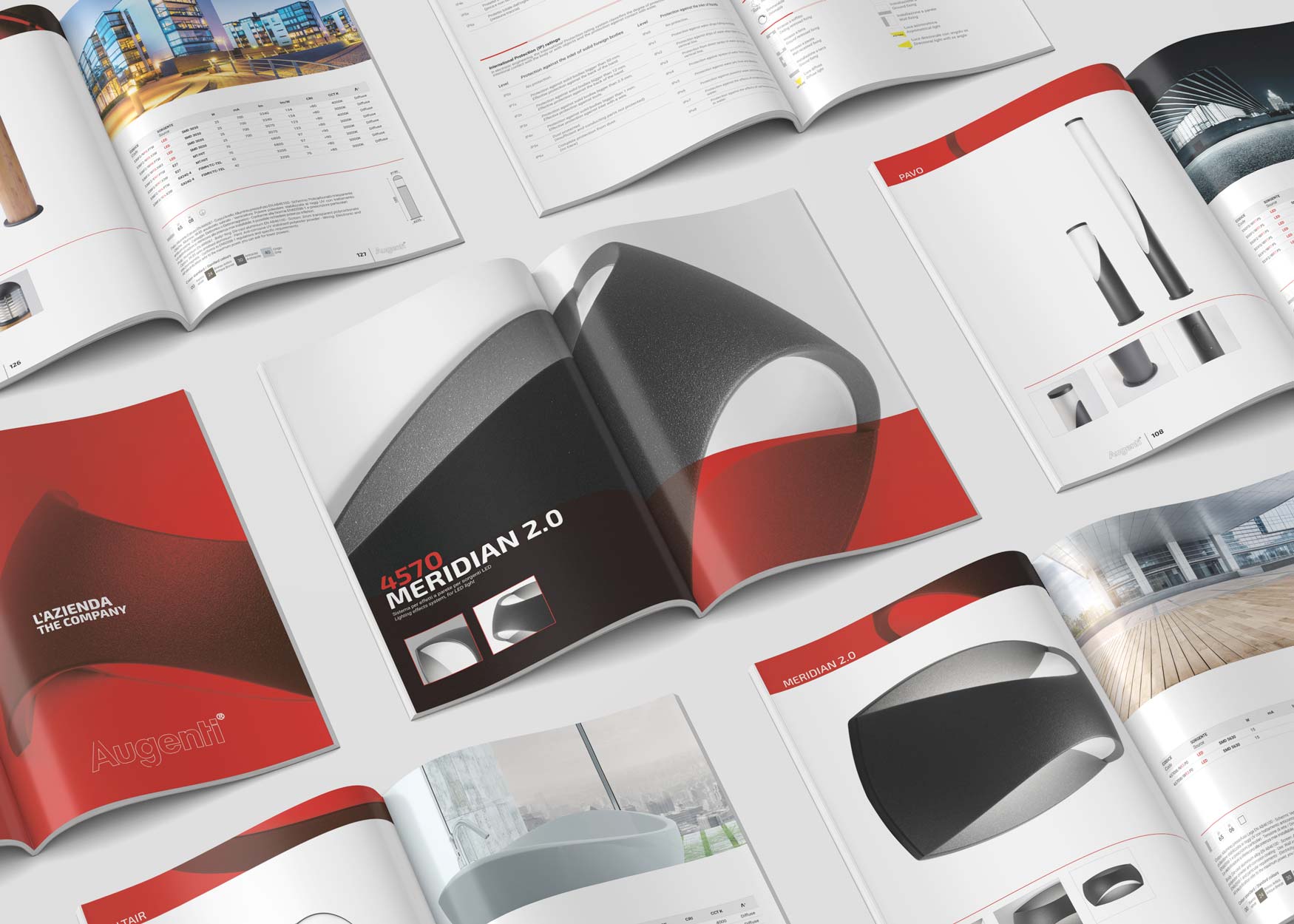 Realizzazioni grafiche del nostro studio | Prupix 4 Creazione Catalogo Prodotti Illuminazione
